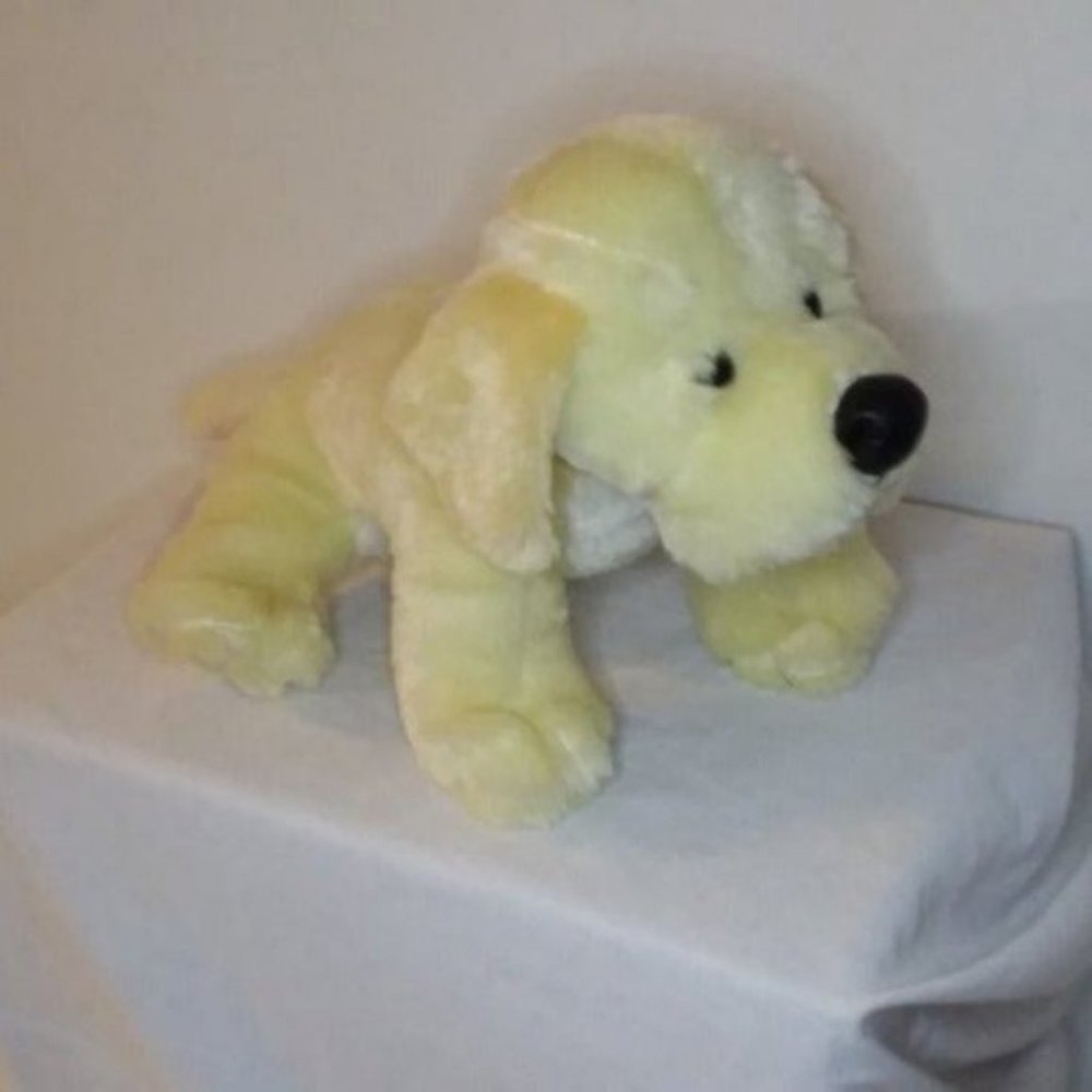 Ganz Webkinz DOG Yellow LAB Plush Stuffed Animal Puppy Toy Gift No Code HM153 - Picture 2 of 11